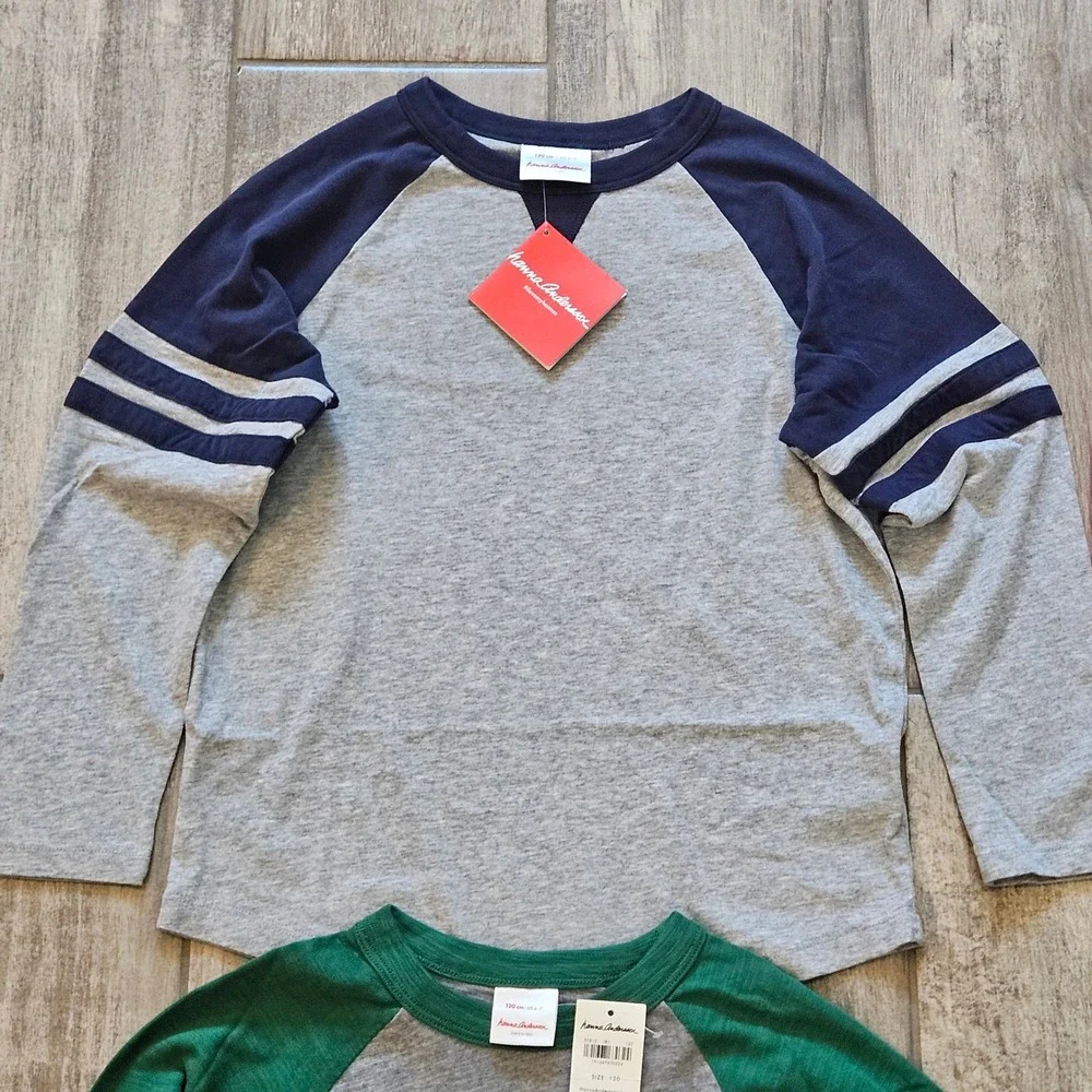 Hanna Andersson Shirt Jogger Set of 3 Kids 120 US 6-7 NEW Alien UFO Raglan Pants